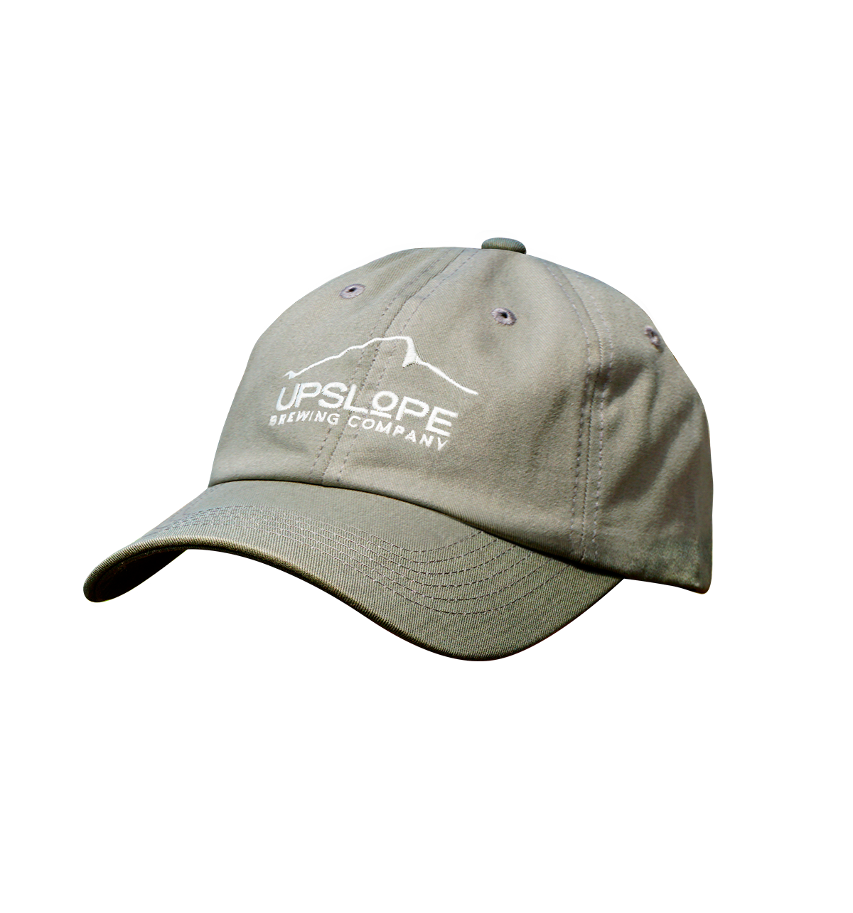 Mountain Logo Dad Hat - Moss Green - Upslopebrewing