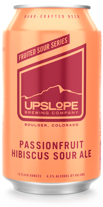 Can of Upslope Passionfruit Hibiscus Sour Ale