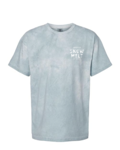 Blue Spiked snowmelt "Colorblast" T-shirt