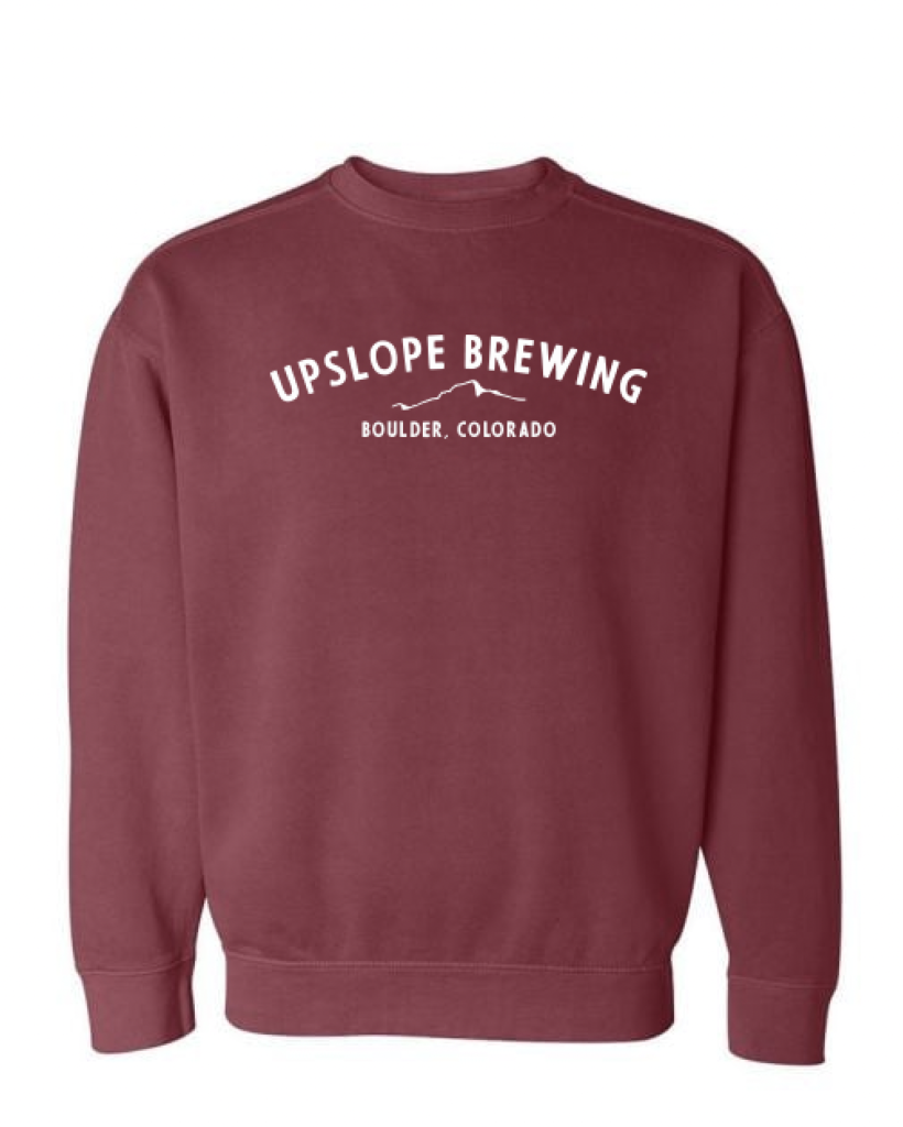 Crimson Upslope Logo Front Sweatshirt