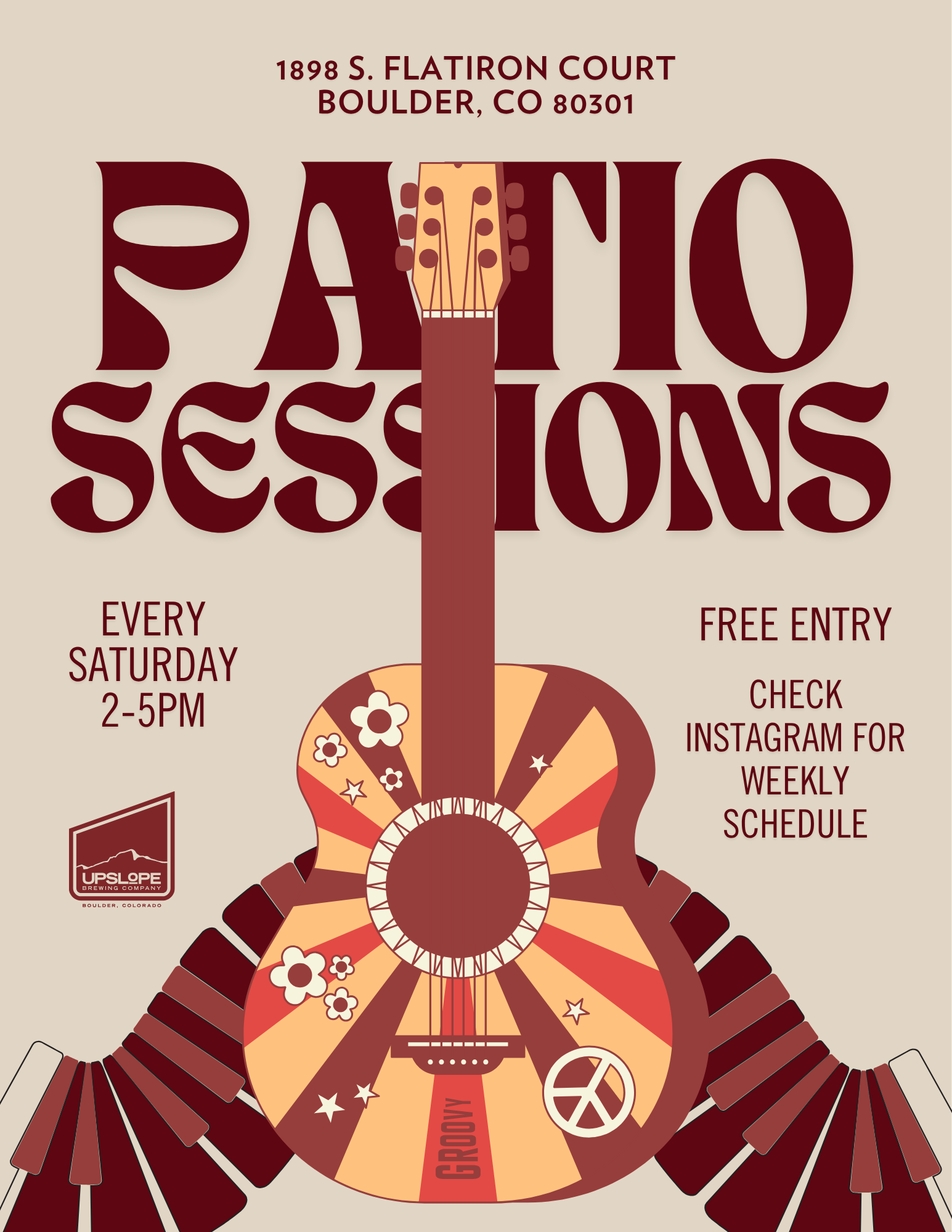 Patio Sessions at Upslope Brewing in Boulder, CO